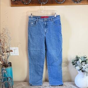 Gloria Vanderbilt Blue Straight Leg Jeans